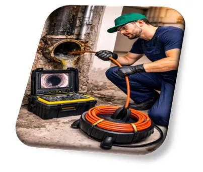 Inspeção de Tubulação com Câmera